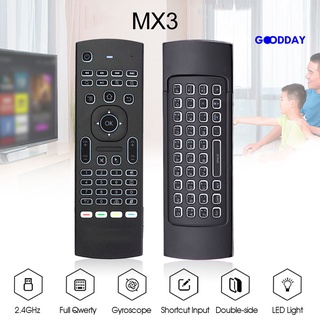 X96 H96 teclado Android caja TV Goodday MX3 2.4G control Remoto inalámbrico