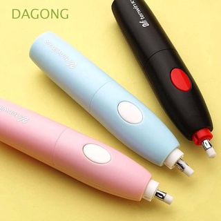 DAGONG Art Tool Electric Pencil Eraser Kit Office Supplies Correction Supplies Battery Operated Electric Eraser Drawing Erasing Sketch Art School Supplies Stationery Kits Highlights Erasing Effects/Multicolor