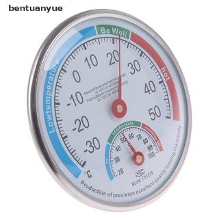 bentuanyue - termómetro analógico redondo para hogar, higrómetro, monitor de humedad, medidor mx