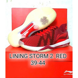 Forro de bádminton original Storm 2 zapatos rojos