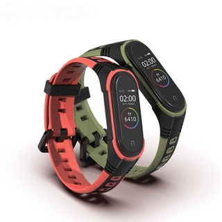 correa para xiaomi mi band 5 para mi band 6 pulsera miband 3 4 pulseras de silicona para xiaomi smart watch versión global