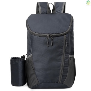bolsa de agua plegable 20l ligera/repelente/bolsa para ciclismo/campamento/senderismo/viaje/escuela