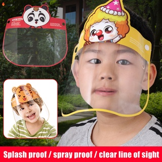 Anti-Fog Full Face Shield Anti Saliva Protective Film Clear Outdoor Kids Face Shield (1)