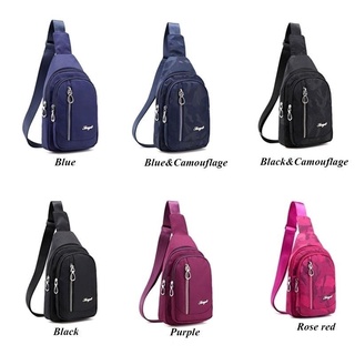 las mujeres de los hombres de la eslinga bolsa de viaje bolsa de nylon diario crossbody bolsa impermeable durable bolsa de pecho bolsa de hombro (2)