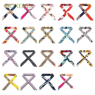 Ocixemex 40 colores De Moda para mujer niña muñeca/Cintura De decoración accesorios pequeños pañuelo De Seda Bolsa De tira