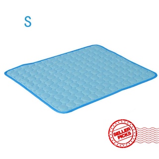 Summer Pet Cooling Mats Blanket Pet Dog Bed Sofa Portable Cooler Cats Cooling Silk Pet For Dogs H0Y5
