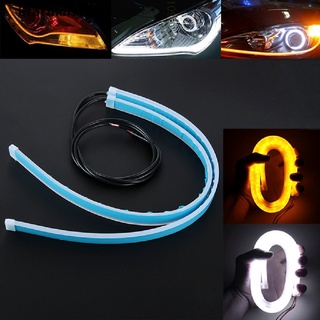 [iffarmerrtn] 2x 45 cm led coche drl luz diurna tira de luz flexible suave tubo flexible [iffarmerrtn]