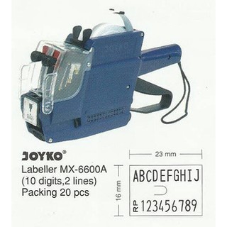 Joyko MX-6600A paquete (cartas, números) - precio Lebel herramientas