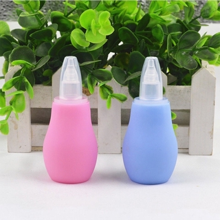 STAN12 Newborn Products Children Nasal Aspirator Airpump Infant Runny Nose Cleaner Snot Sucker Baby Nose Cleaner Vacuum Sucker 1 PCS Healthy Care Baby Diagnostic Tool Silicone Safety High Quality Nasal Vacuum Mucus Suction Aspirator Soft Tip/Multicolor (6)