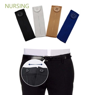 NURSING Flexible Extensor de banda de cintura Ajustable Hebilla de extensión Extensores de botones Maternidad El embarazo Hebillas Unisexo Pantalones Pretina/Multicolor