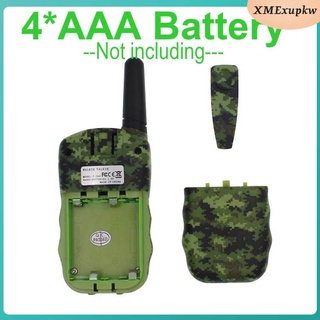 [xmexupkw] 2pcs walkie talkies para niños t-388 22 canales con linterna 3 millas gama al aire libre adolescentes senderismo actividades de camping