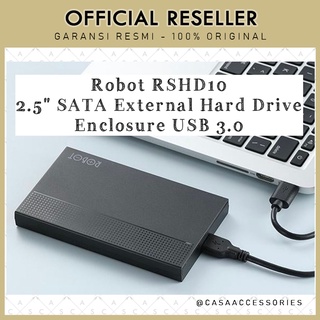 Rshd10 SSD HDD gabinete 2.5 pulgadas SATA USB 3.0 carcasa externa Robot