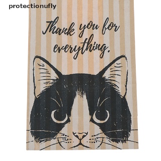 pfmx 10 bolsas de papel kraft de regalo de galletas de caramelo bolsas de papel regalo embalaje gato patrón gloria (7)
