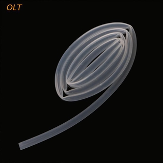 OLT 6mm ID x 8mm OD Food Grade Silicone Tube Flexible Hose Pipe 1m Transparent