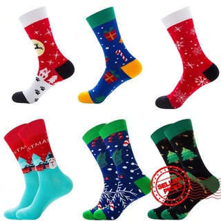 Christmas Cartoon Socks Tube Socks Cotton Socks Christmas Decoration D7B8