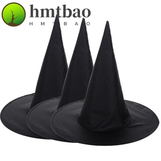HMTBAO 3PCS Novedad Negro Accesorio de vestuario Sombreros de disfraces Sombrero de bruja de Halloween Decorativo Decoración de accesorios Vestido de fiesta Regalo de los niños Cosplay Gorra de mago