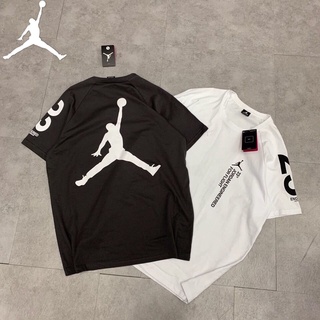 Camiseta Nike Jordan 100% algodón para hombre y mujer holgada deportiva Manga corta