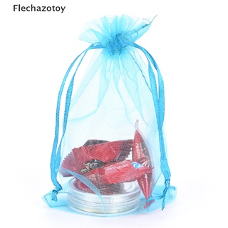 flechazotoy| 50 bolsas de organza para bodas, bolsas de embalaje, bolsa de regalo, color caramelo