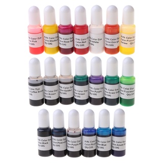 es 20 colores tinte de resina líquido resina epoxi pigmento kit de resina colorante diy manualidades