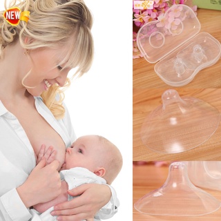 2pcs Silicone Nipple Protector Mothers Feeding Silicone Nipple Shield Breastfeeding Protection Cover
