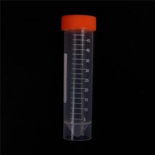 Mutisko 10Pcs 50ml Plastic Centrifuge Tube Pipe Vial Lab Test Container With 4 Bottom MX