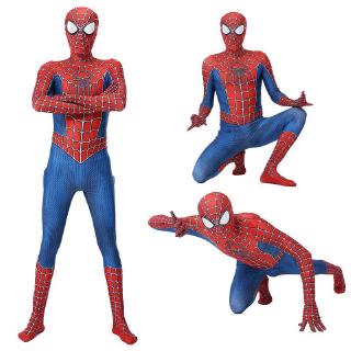 raimi spiderman cosplay adulto niños disfraz spider-man halloween zentai mono (4)