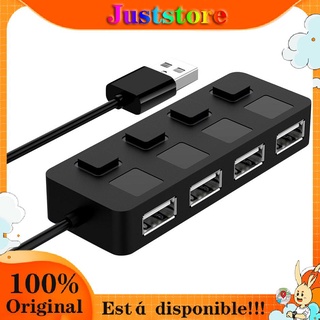 [S20] USB 2.0 Hub Multi USB Splitter 4 Ports Expander Power Adapter With Switch