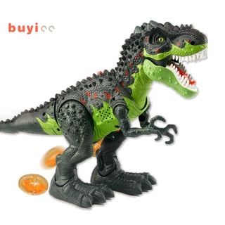 spray de llama simulado tyrannosaurus t-rex dinosaurio juguete de huevo ponendo dinosaurio luz roja y sonido el dinosaurio juguete