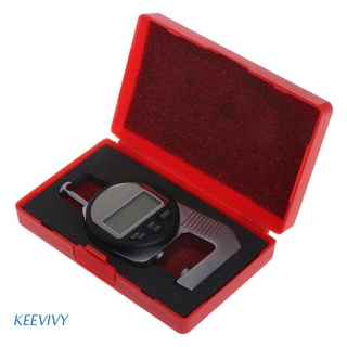 kee digital medidor de espesor 0-12.7mm/0.01mm 0.5"/0.0005" herramienta de medición electrónica