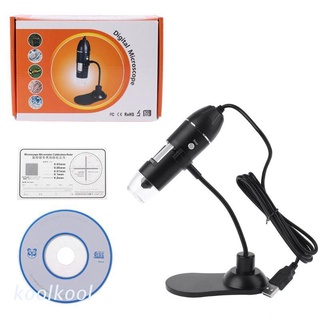 Kool microscopio Digital profesional USB 8 LED 1000X microscopio electrónico endoscopio Zoom cámara lupa