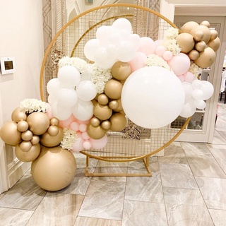 Macaron Balloons Garland Arch White Gold Confetti Ballon Wedding Birthday Globos Birthday Party Decor Kids Baby Shower