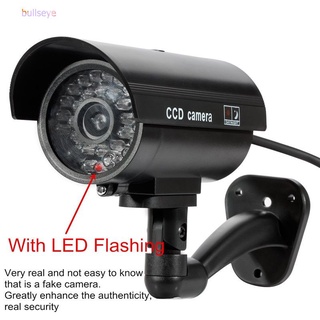 [listo] seguridad tl-2600 impermeable al aire libre interior falso cámara de seguridad maniquí cctv cámara de vigilancia cámara nocturna led luz color bullseye