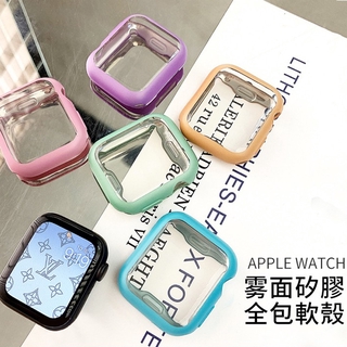 For Apple Watch Series 6 5 4 3 2 1 Watch Cover Case 38mm 42mm 44mm 40mm Screen Protector TPU Cover