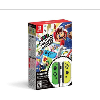 (Juego/Consola) Nintendo Switch Joy - Con Neon L verde + R amarillo Bundle Mario Party Console/consola de juegos