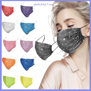 （serth3467.mx）Sequin Adult Anti-dust Reusable Mouth Face Masks Cover Face Wear Breathable
