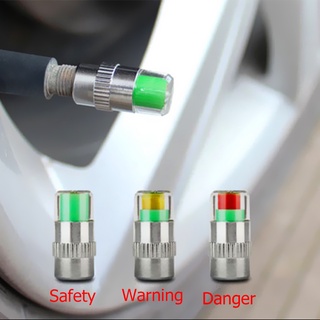 4 tapas de válvula de neumáticos de coche 36psi medidor de presión monitor de color alerta medidor 3 sensor indicador tpms d0t3