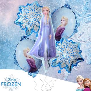 5 Unids/Set Frozen Elsa Princess Aisha Fiesta De Cumpleaños Diseño Globo