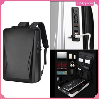 [xmappnqm] Hard-Shell Laptop Backpack, Anti-theft Waterproof Gaming Laptop Backpack, School Backpacks USB Charging Men Business