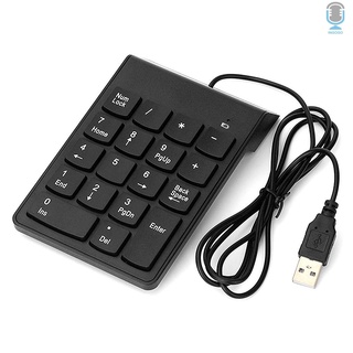 Teclado numérico USB con cable de 18 teclas Mini teclado Digital de repuesto para iMac/Mac Pro/MacBook/MacBook Air/Pro portátil PC