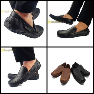 Negro Pantofel hombres mocasines zapatos de los hombres Formal de trabajo de cuero Fantofel zapatos PDH hombres J-TK21