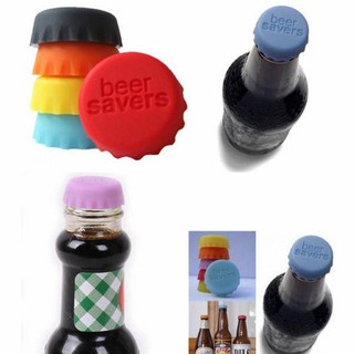 5pcs hogar reutilizable botella de silicona vino cerveza fresco sellador cubierta tapón Color caramelo
