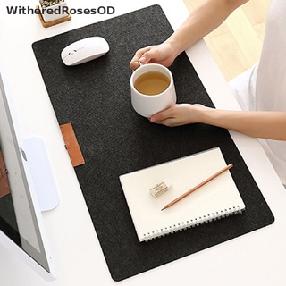 [WitheredRosesOD] Large Office Computer Desk Mat Modern Table Keyboard Mouse Pad Wool Felt Laptop Hot Sale