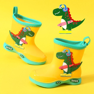 botas de lluvia para niños y niñas antideslizantes e impermeables botas de lluvia de 1-3 años de edad 2 plus terciopelo cálido y ligero bebé y niño zapatos de agua
