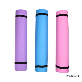 withakiss - alfombrilla de yoga antideslizante de 4 mm de grosor, diseño de salud, pérdida de peso