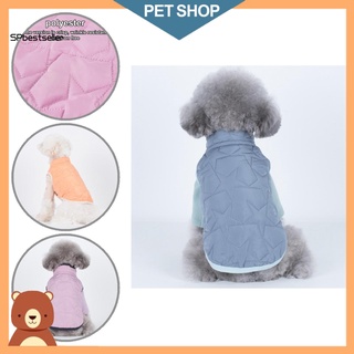 spbestseller suave textura ropa para mascotas cómodo mascota perro gato chaleco agradable a la piel para el invierno