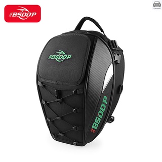 Bsddp Universal mochila de motocicleta de los hombres impermeable duro Shell Motorsports pista de montar trasero Pack de gran capacidad de cola caso casco bolsa de cuatro estaciones