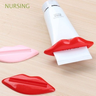 dispensador de pasta de dientes delicada de enfermería dispensador de exprimir tubo de baño herramienta segura para el hogar