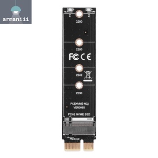 NVME Tarjeta Adaptadora M . 2 A PCI-E3.0 1x Extensión Llave NGFF Convertidora
