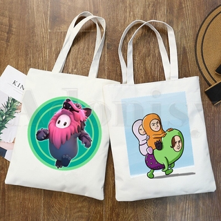 De dibujos animados de otoño chicos Hip Hop gráfico de dibujos animados de impresión bolsas de compras niñas moda Casual Pacakge bolsa de mano