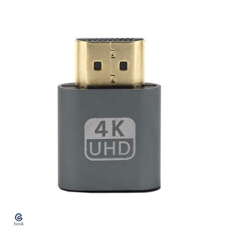 HDMI Display Emulator Dummy Plug Headless Ghost 1.4 DDC EDID para dispositivos PC / Mac 【BLACKJACK】
